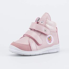 152386-21 Кожаные ботинки Три Кота для девочки розовый