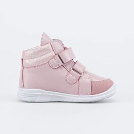 152386-21 Кожаные ботинки Три Кота для девочки розовый фото №2