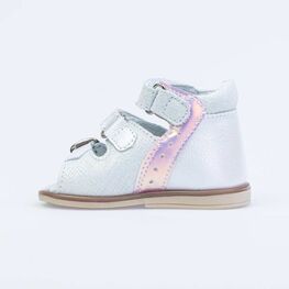 022088-23 Босоножки для девочки кожаные для девочки белый фото №2