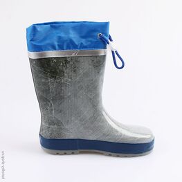 566166-11 Резиновые сапоги для мальчики сер-син фото №2