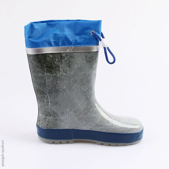 566166-11 Резиновые сапоги для мальчики сер-син фото №2
