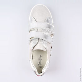 732223-22 Полуботинки для девочки серебрист. фото №4