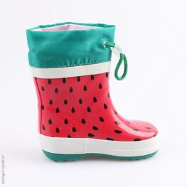 166049-11 Резиновые сапоги для девочки красный фото №2