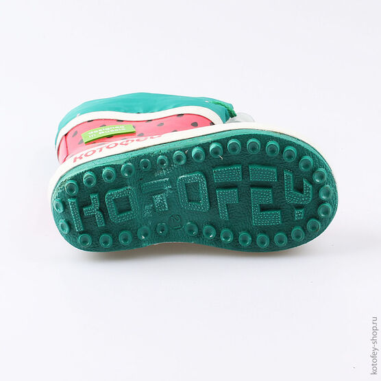 166049-11 Резиновые сапоги для девочки красный фото №3