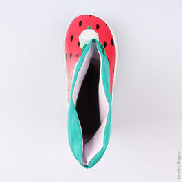 166049-11 Резиновые сапоги для девочки красный фото №4