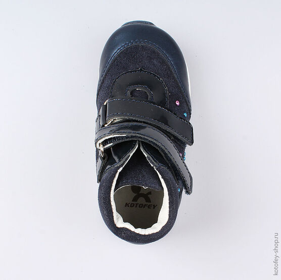 152229-22 Ботинки для девочки светло-синий фото №4