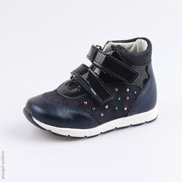 152229-22 Ботинки для девочки светло-синий