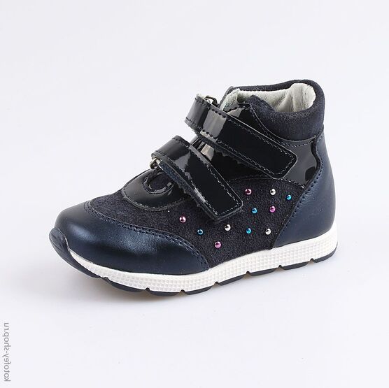 152229-22 Ботинки для девочки светло-синий