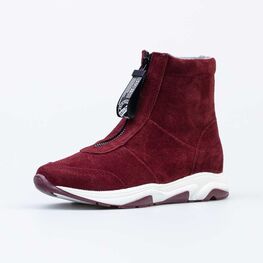 662150-32 Сапожки для девочки бордовый