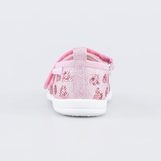 231245-11 Нарядные туфли Сердечки для девочки розовый фото №5