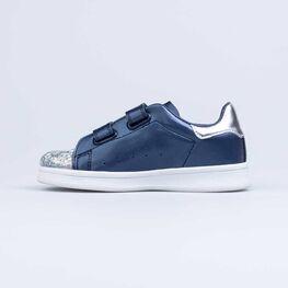 434018-22 Полуботинки для девочки син-срб фото №2