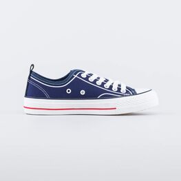 731140-14 Кеды из хлопка для мальчики синий фото №2