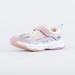 644381-71 Кроссовки для девочки для девочки роз-сер