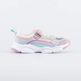 644381-71 Кроссовки для девочки для девочки роз-сер фото №2