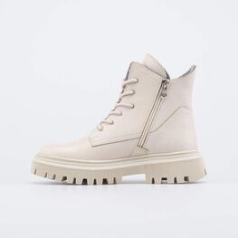 652213-32 Утепленные ботинки подростковые для девочки бежевый фото №2