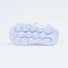 123013-11 Пляжная обувьс LED-подсветкой на подошве для девочки персиковый фото №3