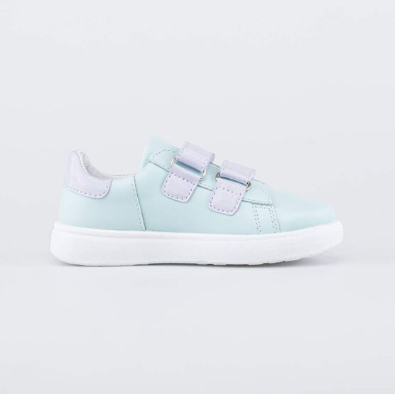 132167-21 Полуботинки из натуральной кожи для девочки мятный фото №2