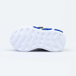 144164-72 Всепогодные кроссовки из материала SoftShell с подсветкой на подошве для мальчики сер-син фото №3