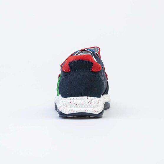 532258-22 Полуботинки для мальчики син-зел-кра фото №5