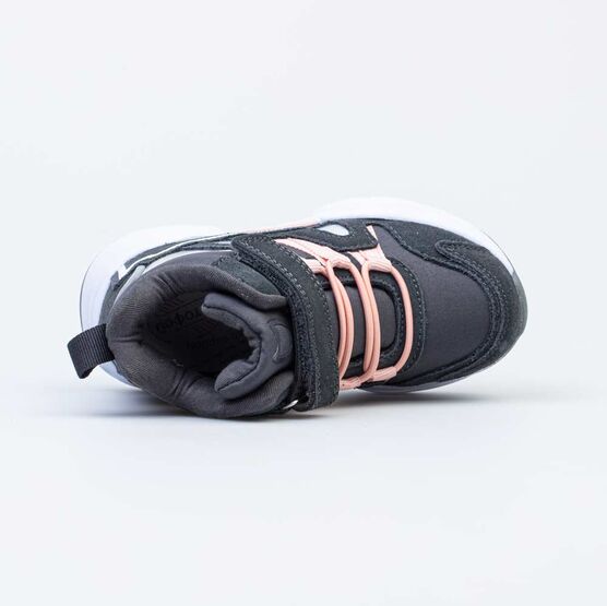 354060-71 Ботинки для девочки сер-роз фото №3