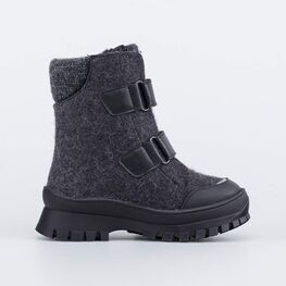 557006-41 Валенки на липучках для мальчика для мальчики темно-серый фото №2