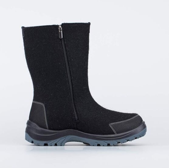 967058-42 Высокие валенки с подкладкой для мальчики черный фото №2