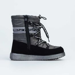 764921-43 Мембранные сапожки для девочки черный фото №2