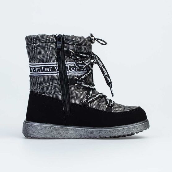 764921-43 Мембранные сапожки для девочки черный фото №2