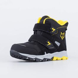 454845-41 Мембранные ботинки для мальчики чер-жел