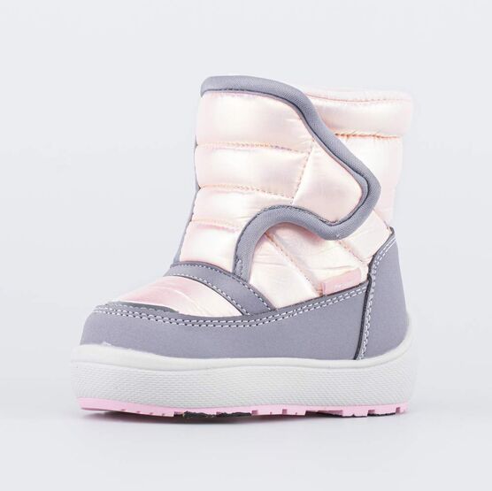 264932-41 Мембранные сапожки для девочки роз-сер