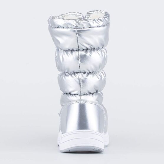 764924-42 Мембранные сапожки для девочки серебрист. фото №5