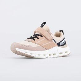 744282-11 Кроссовки с Softshell и усиленной амортизацией для девочки бежевый