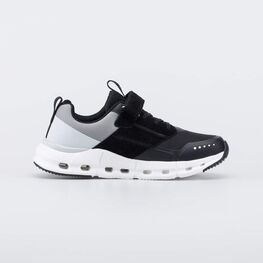 744282-12 Кроссовки с Softshell и усиленной амортизацией для мальчики черный + серый фото №2