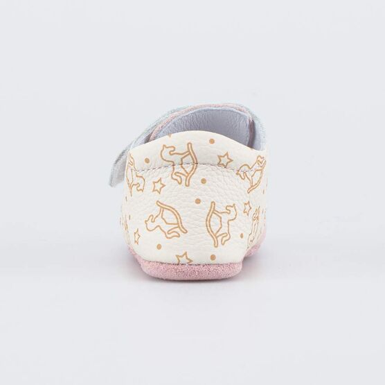 002138-21 Кожаные пинетки на липучке Коняшка для девочки розовый фото №5