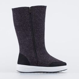 867132-01 Женские валенки без подкладки Снегирь для девочки темно-серый фото №2