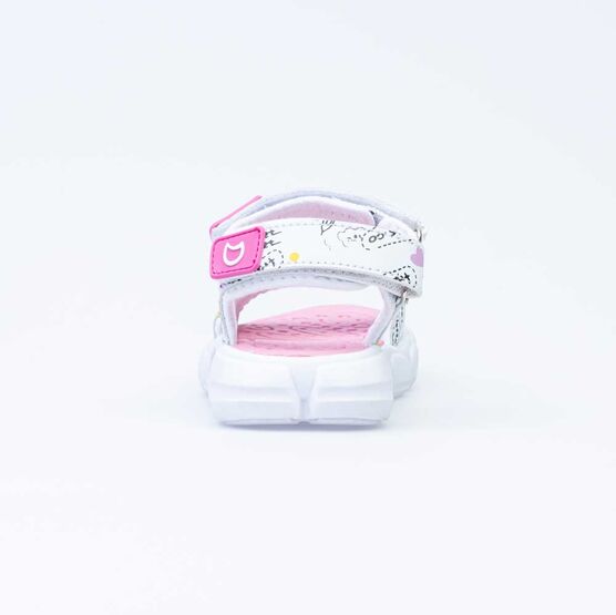 323072-11 Пляжная обувь для девочки бел-фук фото №5