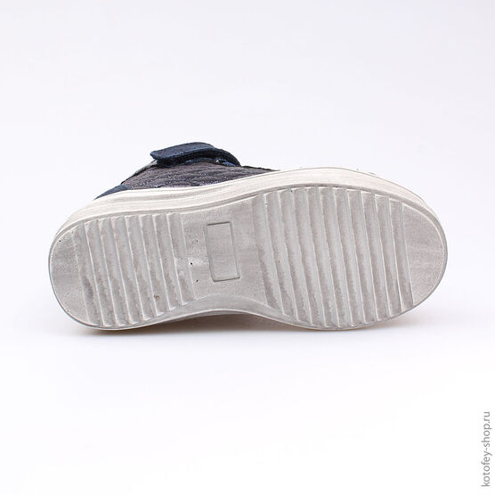 354021-32 Ботинки для девочки светло-синий фото №3