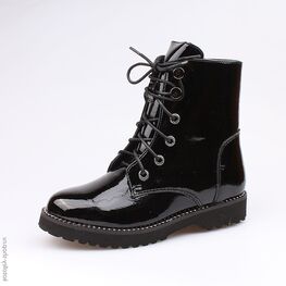 654023-31 Ботинки для девочки черный