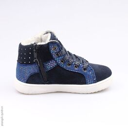 354017-31 Ботинки для девочки светло-синий фото №2