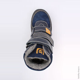 752061-34 Ботинки для мальчики светло-синий фото №4