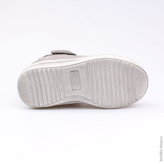 354021-31 Ботинки для девочки серый фото №3