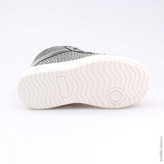 354017-32 Ботинки для девочки серый фото №3