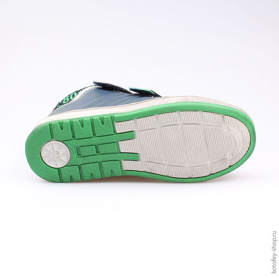 654029-32 Ботинки для мальчики син-зел фото №3