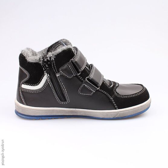 654029-31 Ботинки для мальчики чер-син фото №2