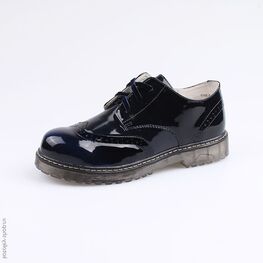 734009-22 Полуботинки для девочки светло-синий