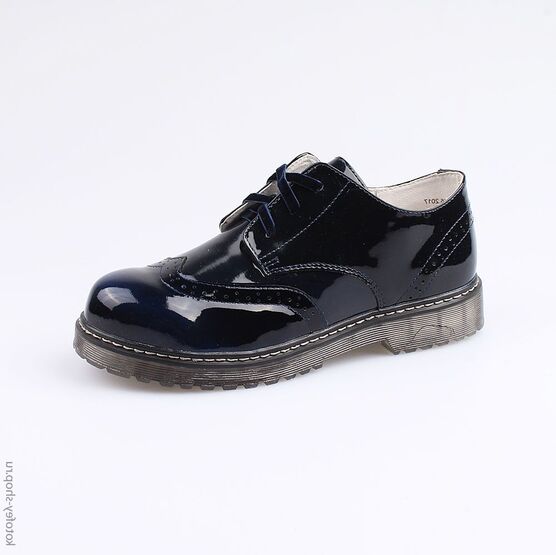 734009-22 Полуботинки для девочки светло-синий