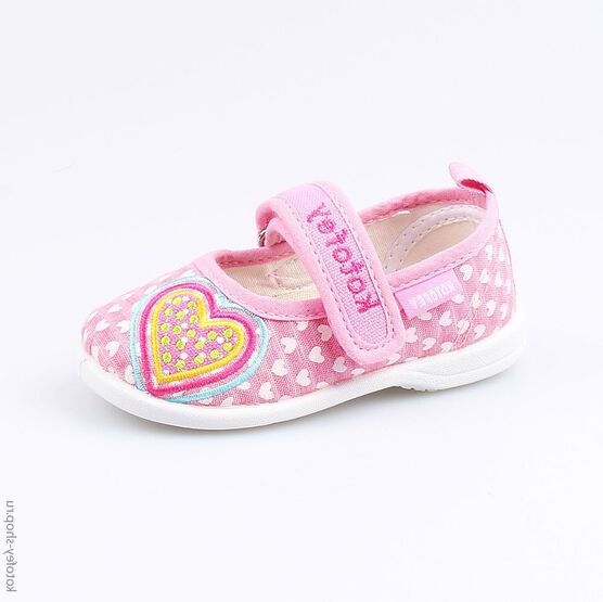 131120-12 Текстильная обувь для девочки розовый