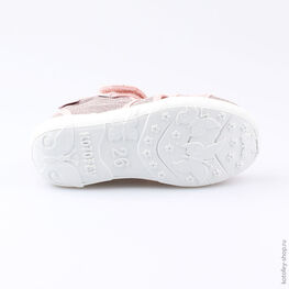 421024-11 Босоножки текстильные для девочки розовый фото №3