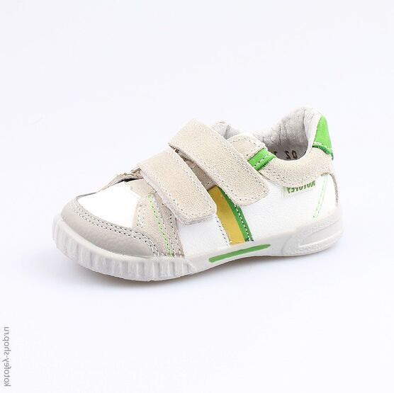 132092-22 Полуботинки для мальчики бел-сер