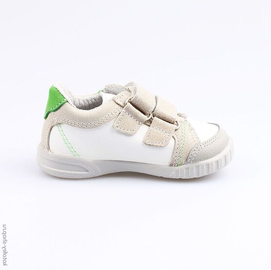 132092-22 Полуботинки для мальчики бел-сер фото №2